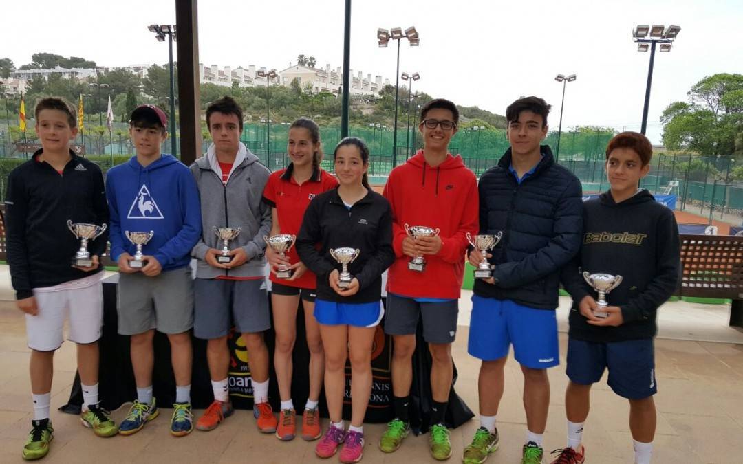 Finalitza el Circuit Pere Masip de tennis amb bons resultats pels jugadors del Monterols