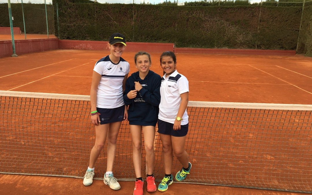 Nova victòria de l’aleví femení i el cadet masculí en la Lliga Catalana de tennis