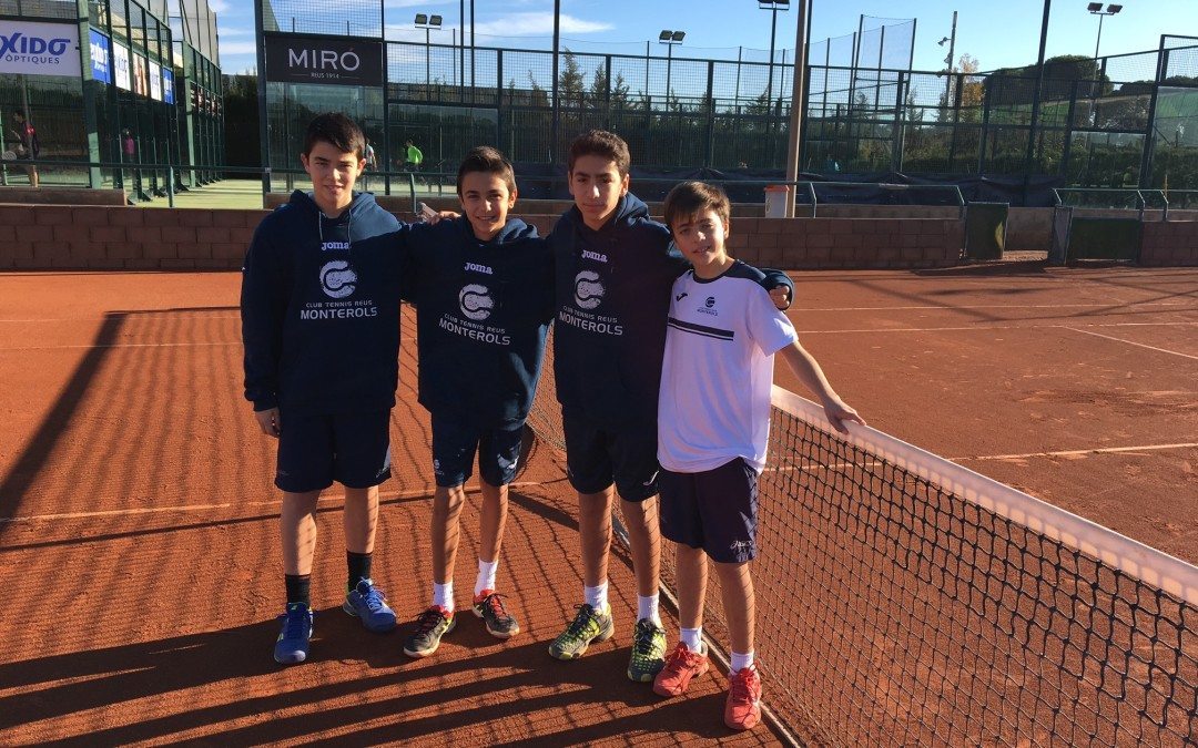 L’infantil masculí guanya al Reus Deportiu en la Lliga Catalana de tennis per 4-1
