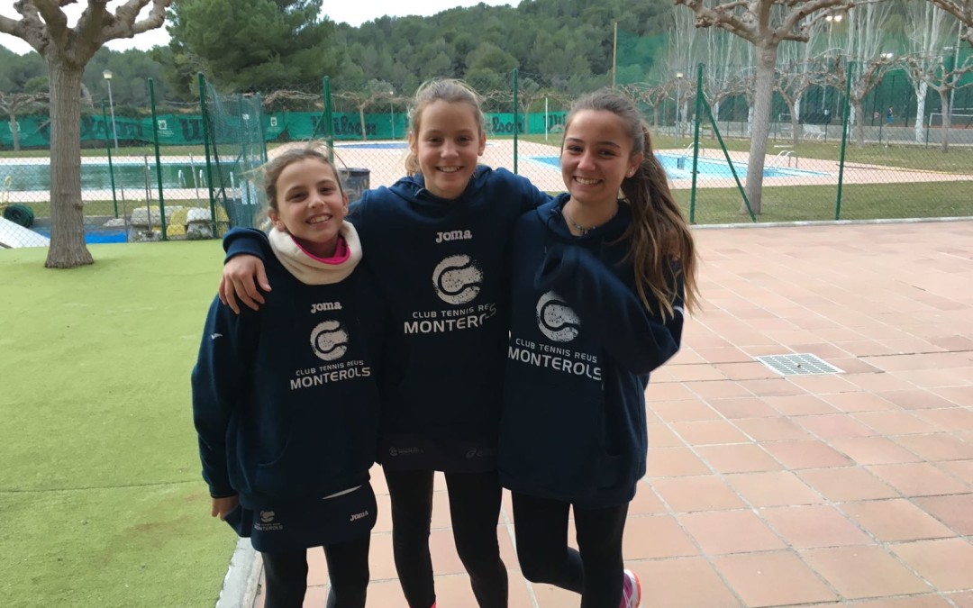 L’infantil femení B del Monterols cau derrotat a la pista del CT Cunit per 4 a 0 en la Lliga Catalana
