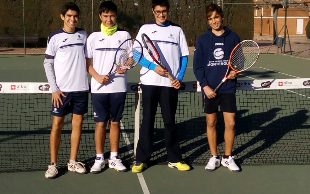 El Cadet Masculí B no pot amb el Tennis Tarragona B i acaba perdent per 3 a 2 en la Lliga Catalana de tennis