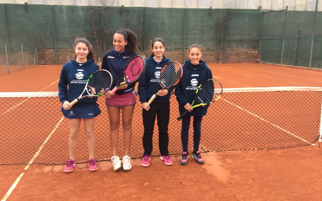 L’infantil femení s’assegura la permanència en la categoria Or del Campionat de Catalunya per equips, tot i perdre contra el CT Laietà