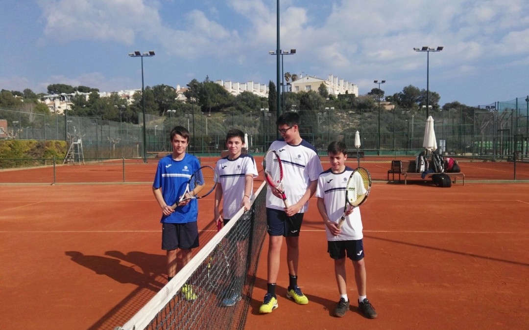 L’infantil masculí del Club guanya l’eliminatòria de la Lliga Catalana de tennis contra el Tennis Tarragona, en un partit de dobles decisiu