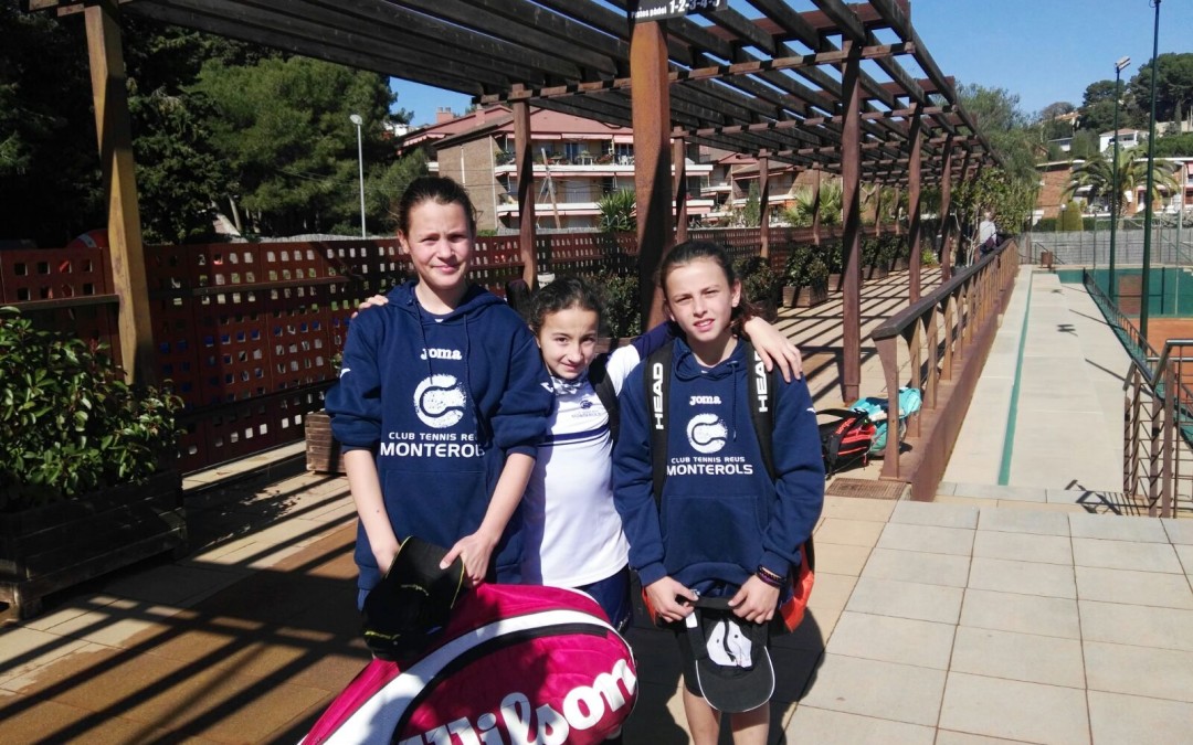 Victòria de l’aleví femení en la Lliga Catalana de tennis contra el CT Tarragona