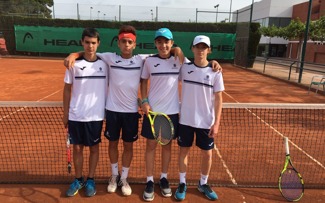 El cadet masculí ja és a quarts de final de la Lliga Catalana de tennis