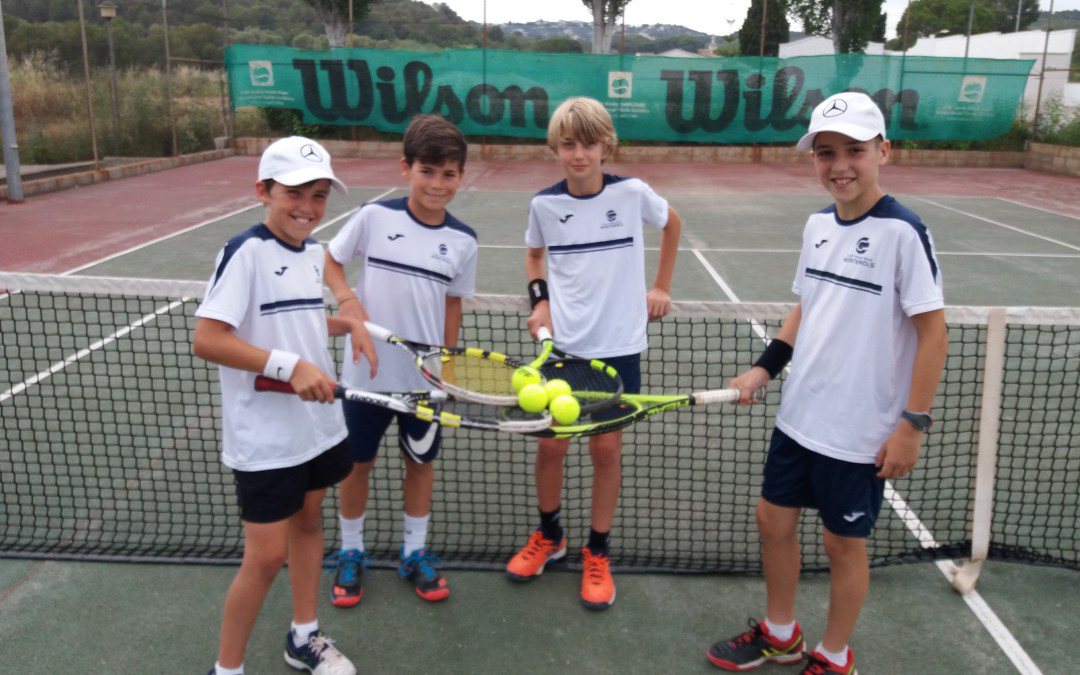 Molt bon paper de l’Aleví Masculí B en la fase final de la Lliga Catalana de tennis