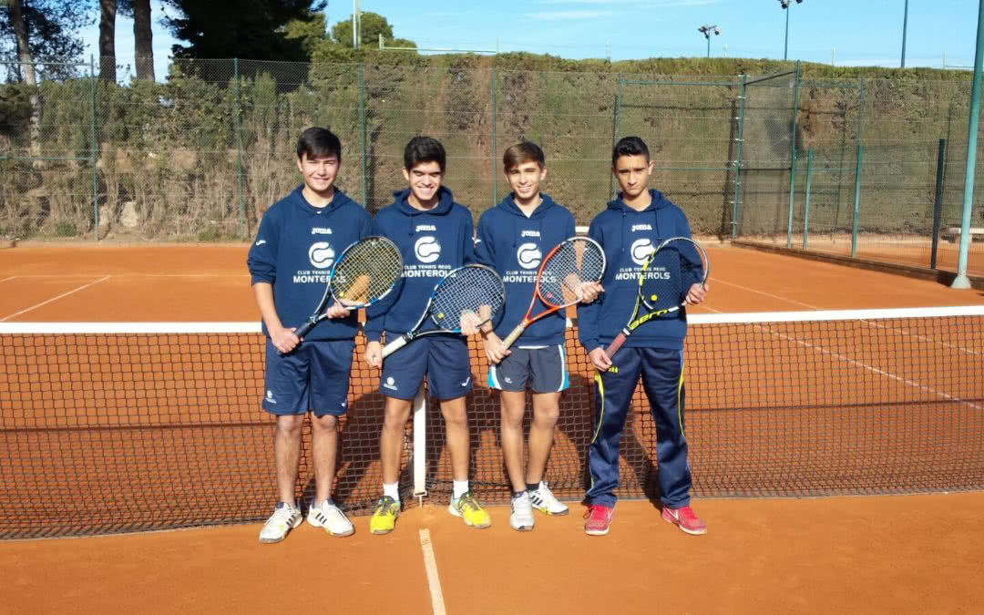 Victòria del Cadet Masculí B contra el CN Calafell en la Lliga Catalana de tennis