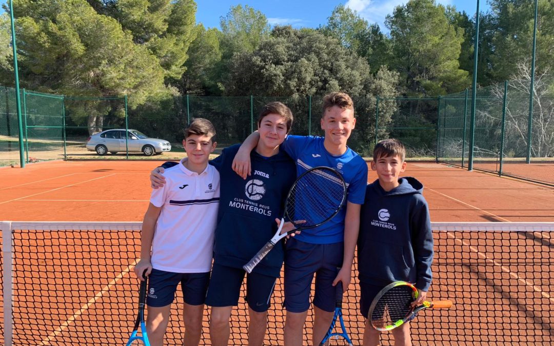 Contundent victòria de l’Infantil masculí A contra el Golf Costa Daurada en la Lliga Catalana de tennis