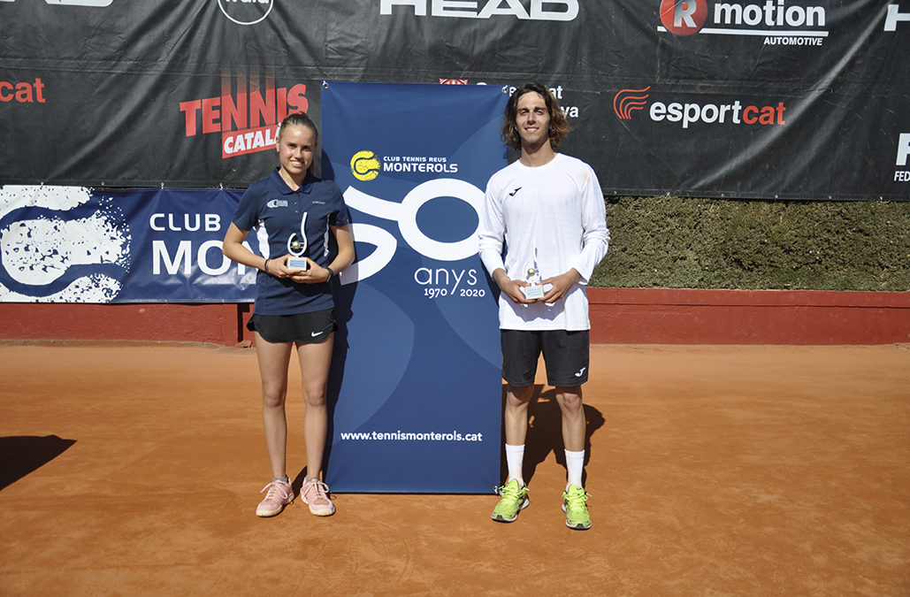 Jorge Plans i Laura Garcia es proclamen campions de Catalunya Júnior de tennis