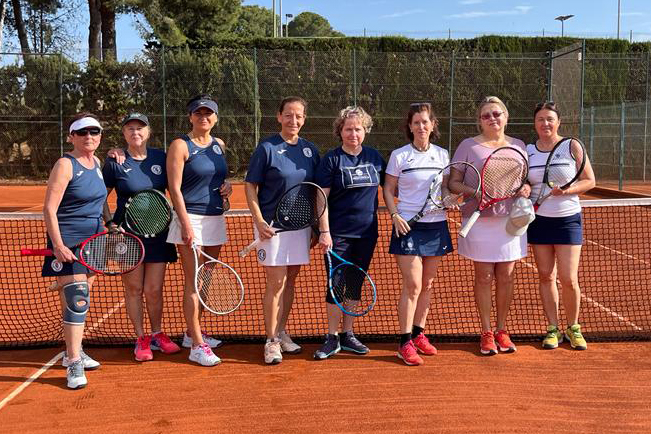 Victòria de l’equip Femení +30 contra el CT Comaruga en el campionat Interclubs de dobles